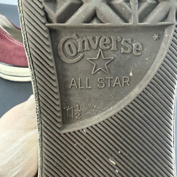 CONVERSE Chuck Taylor 70s Low Top Suede Leather Wine Men 11.5 US Unisex WO 13.5 - Picture 11 of 16